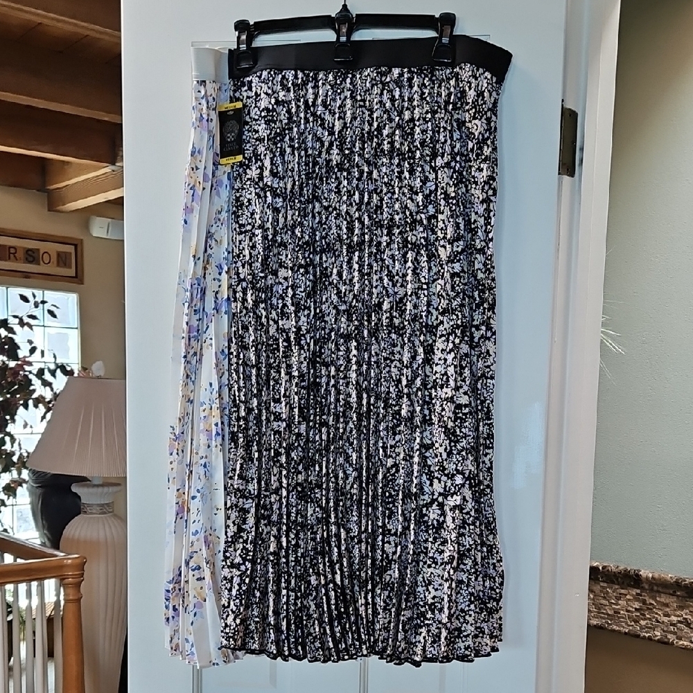 Vince Camuto Pleated Midi Skirt  - BUNDLE of 2